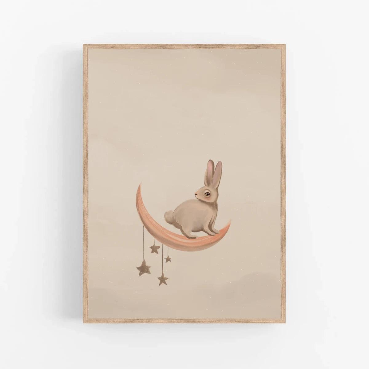 Set van 3 posters - Bosdieren vriendjes beige | Enchanted forest - Bosdieren - FamilyStuff