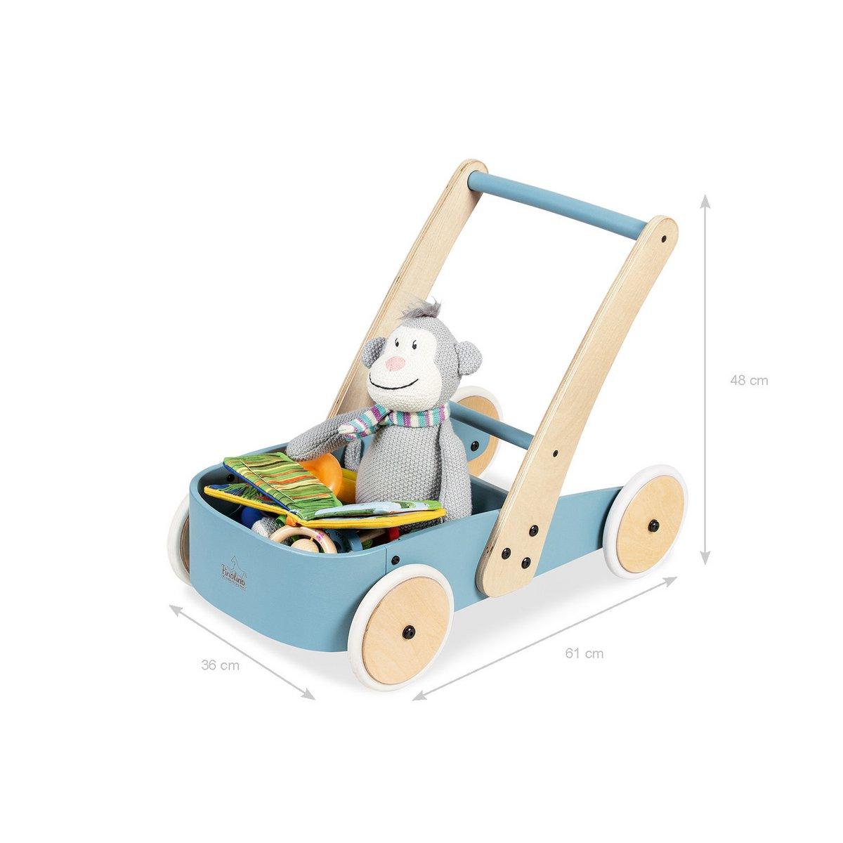 Loopwagen Fiete - blauw - FamilyStuff