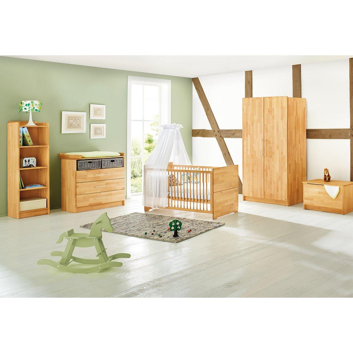 Babykamerset Natura – ledikant, commode 2en 2-deurs kledingkast - FamilyStuff