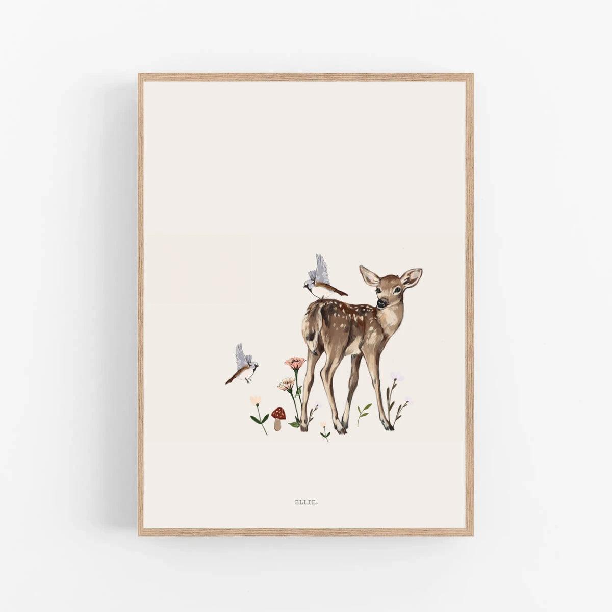 Set van 3 posters - Bosdieren | Dieren in het bos - FamilyStuff