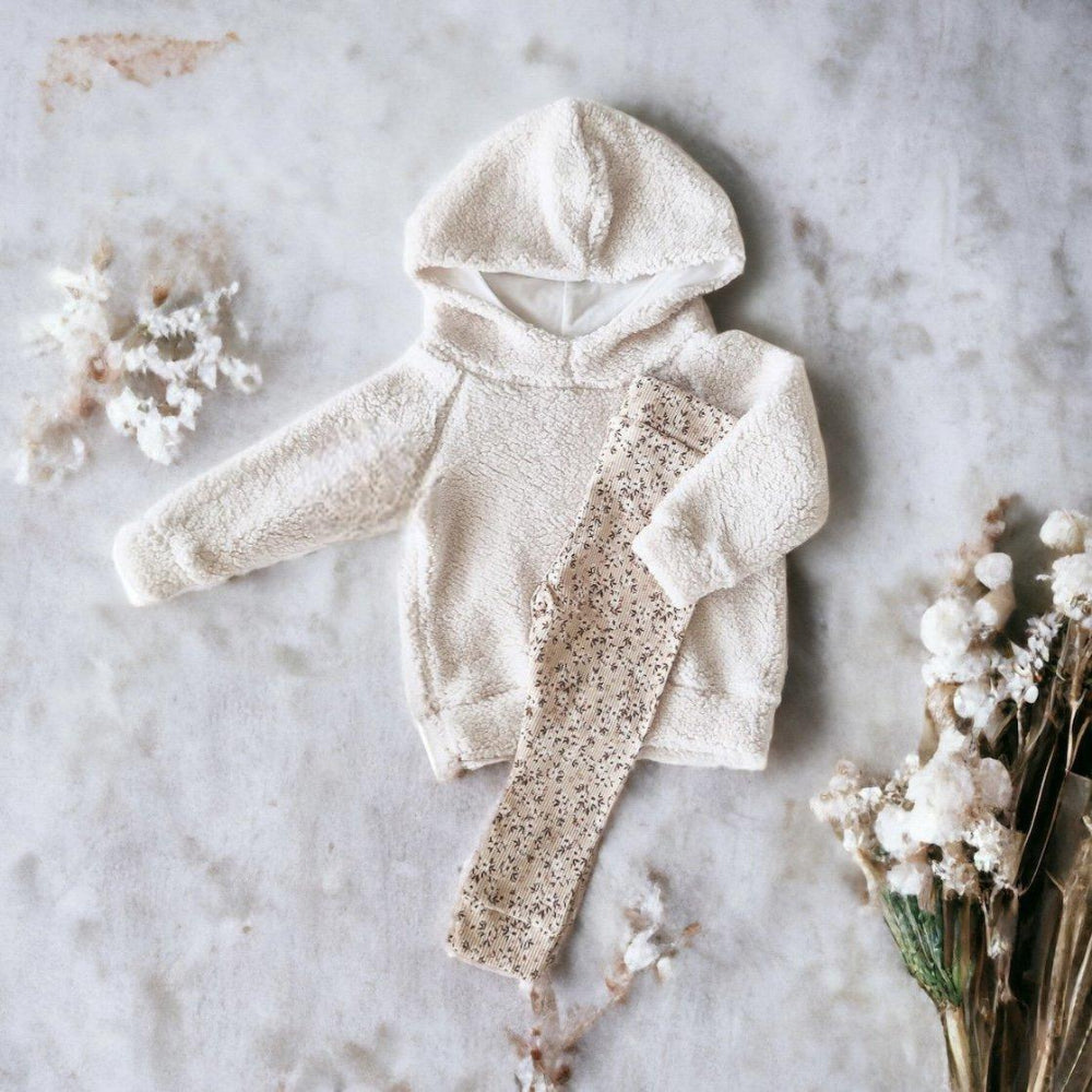 Baby hoodie - creme - FamilyStuff