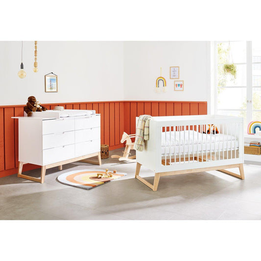 Babykamerset Bridge – ledikant en brede commode - FamilyStuff