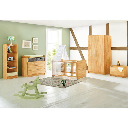 Babykamerset Natura – ledikant, commode 2en 2 - deurs kledingkast - FamilyStuff