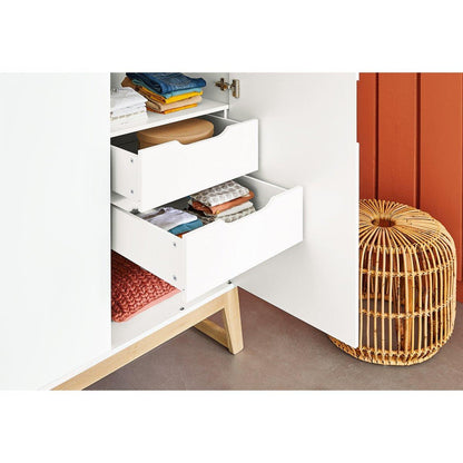 Babykamerset Bridge – ledikant, commode & 3-deurs kledingkast - FamilyStuff